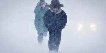 Сильный ветер и снегопад: что делать?